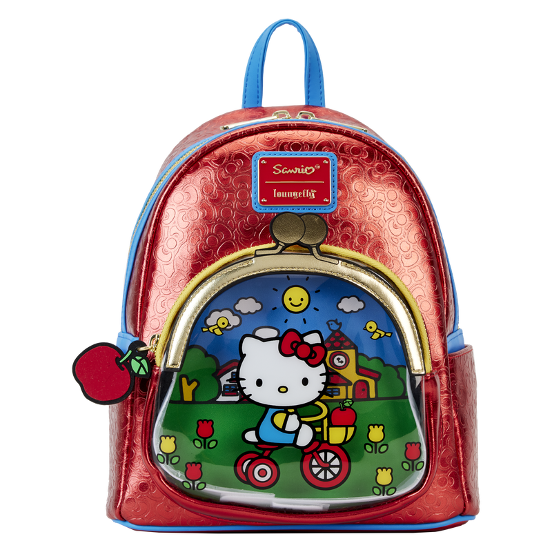 Loungefly Sanrio Hello Kitty 50th Anniversary Metallic Mini Coin Bag Style Backpack for Fashion Lovers