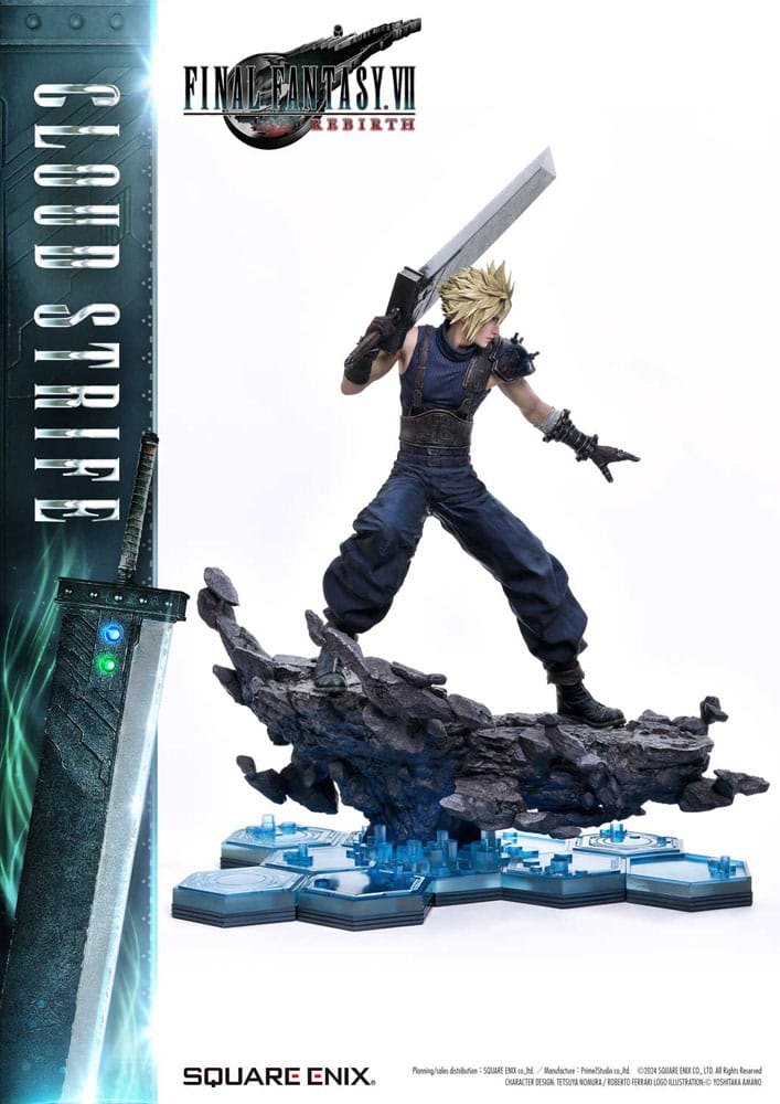 Square Enix Masterline Final Fantasy VII Rebirth Highly Detailed 1/4 Scale Collectible Statue of Cloud Strife