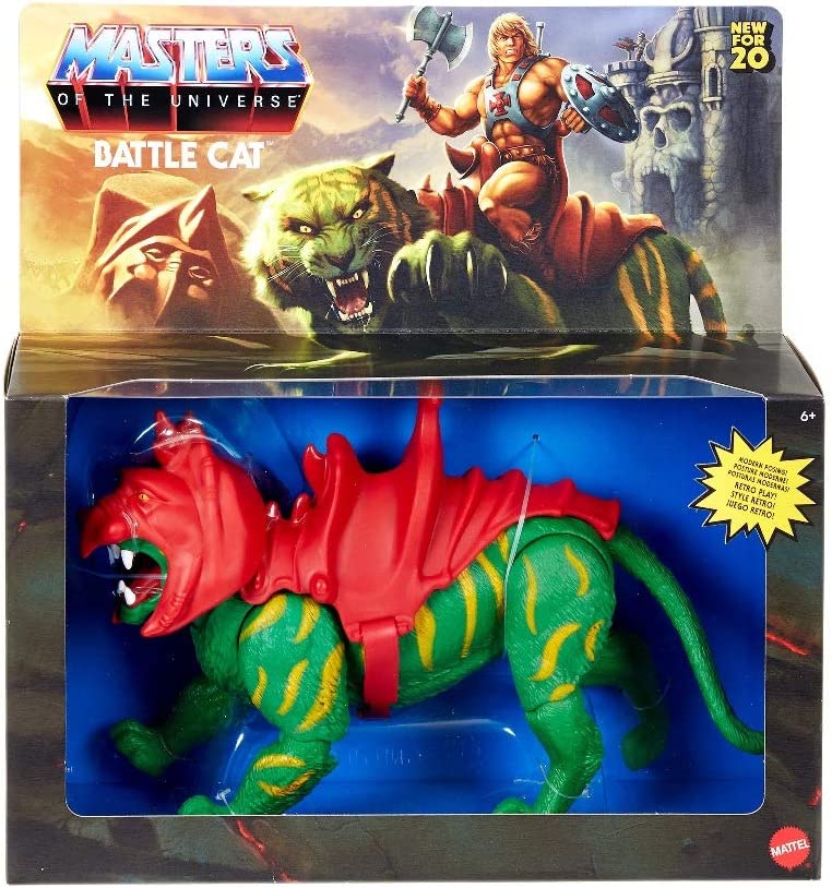 Highly Detailed Masters of the Universe Origins Battle Cat Action Figure Toy for Collectors and Kids