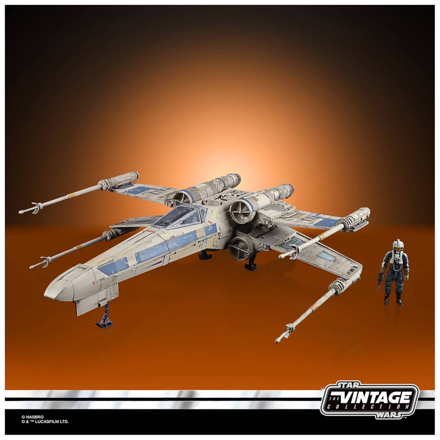 Hasbro Star Wars Vintage Collection Rogue One Antoc Merrick's 3.75 - inch X - Wing Fighter Set