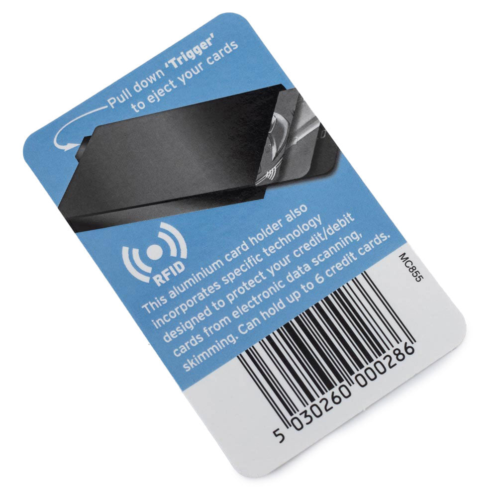 Manchester City Branded Aluminium RFID-Protected Card Holder Case