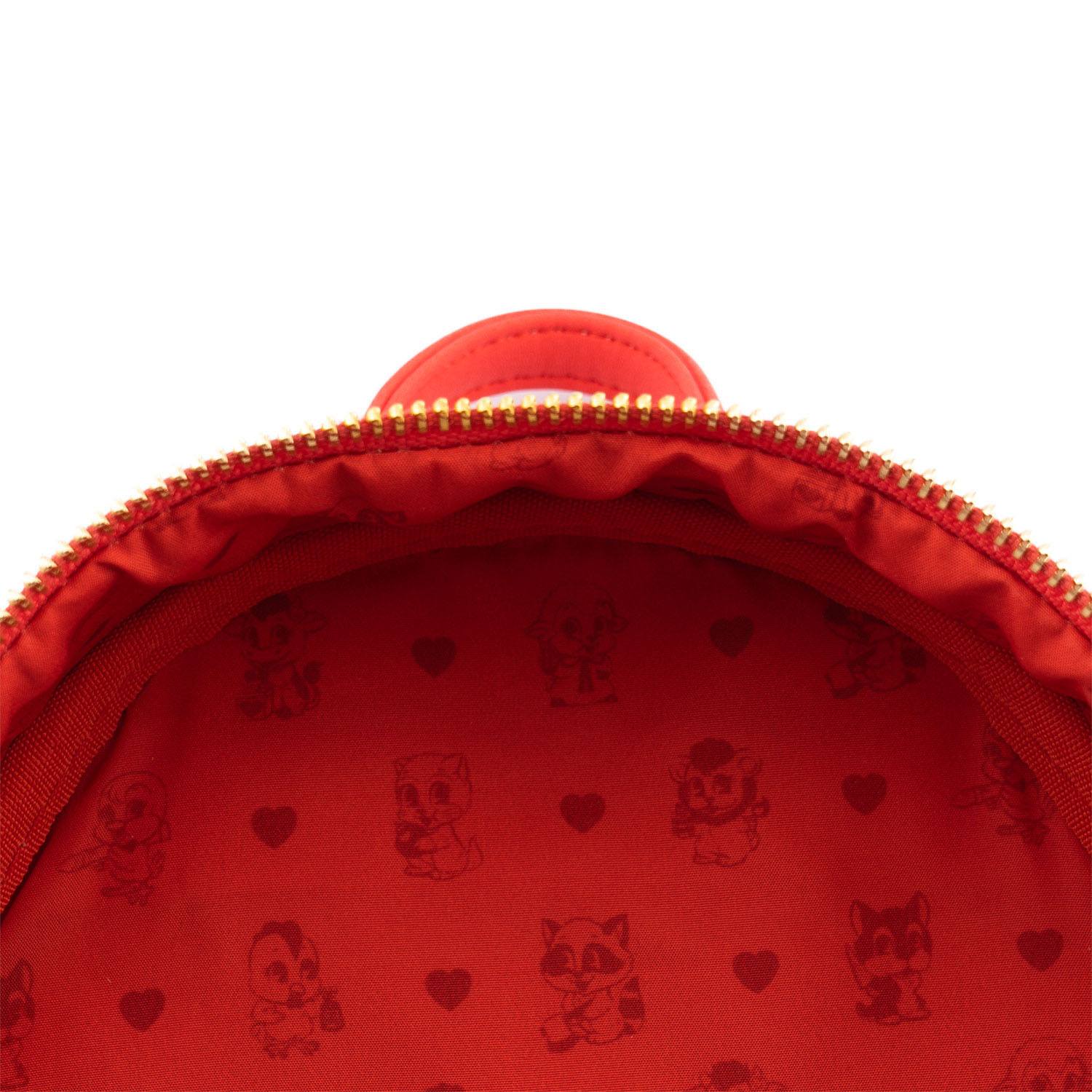 Loungefly x Funko Licensed Villainous Valentines Themed Mini Backpack with Adorable Animal Characters