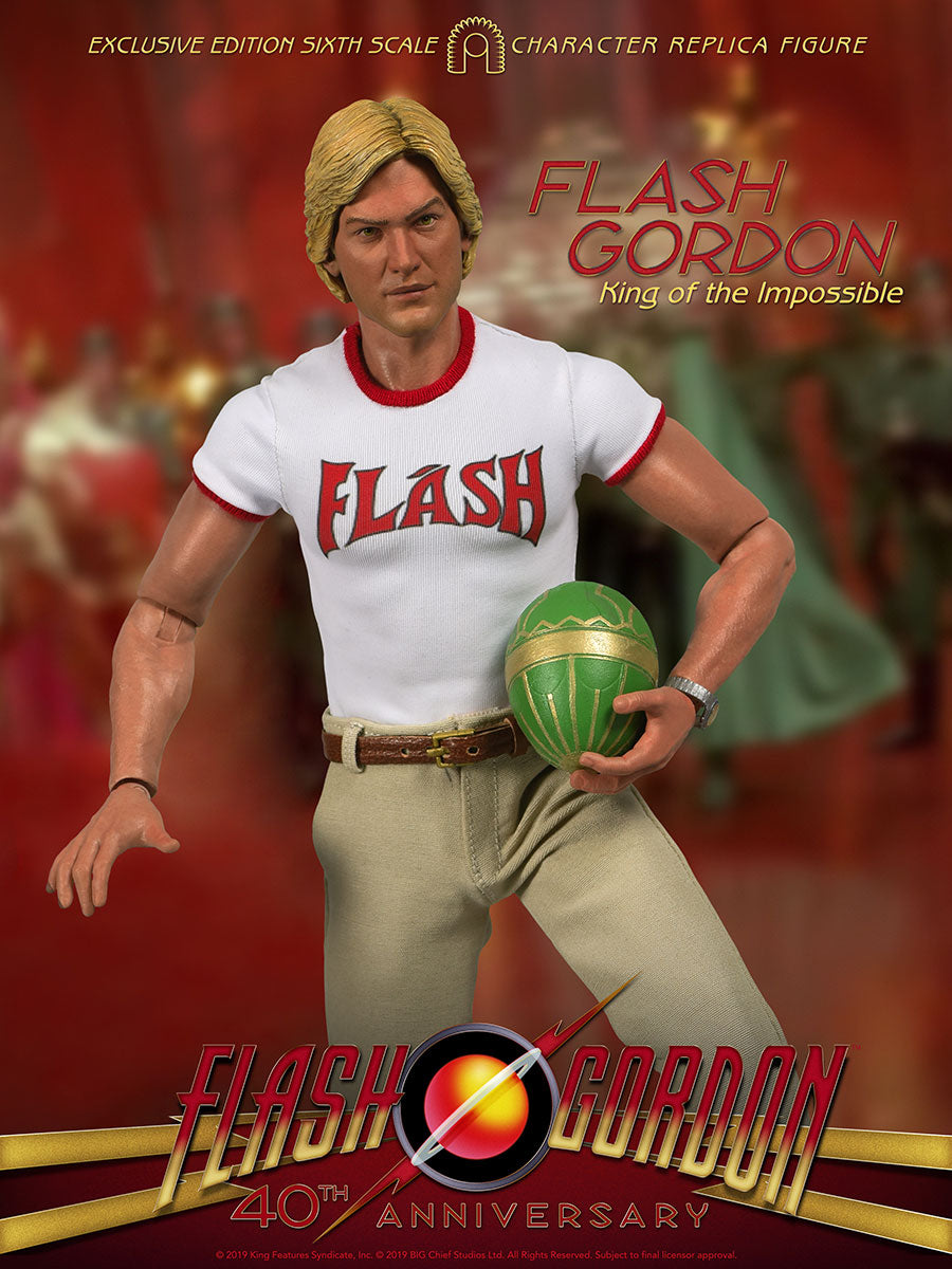 40th Anniversary 1/6 Scale Limited Edition Flash Gordon, King of the Impossible Figure