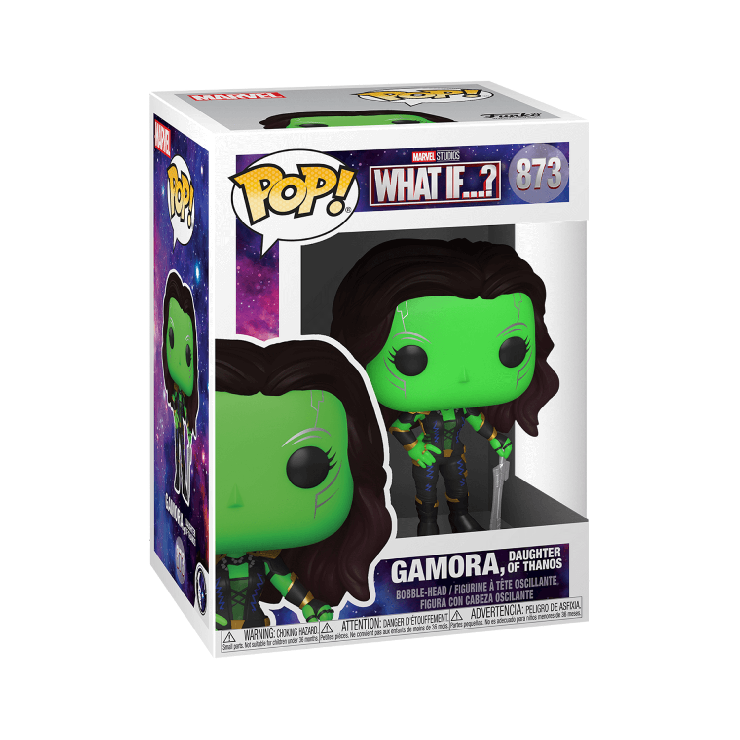 Collectible Marvel What If... Gamora, Daughter of Thanos Funko Pop! Vinyl Figurine