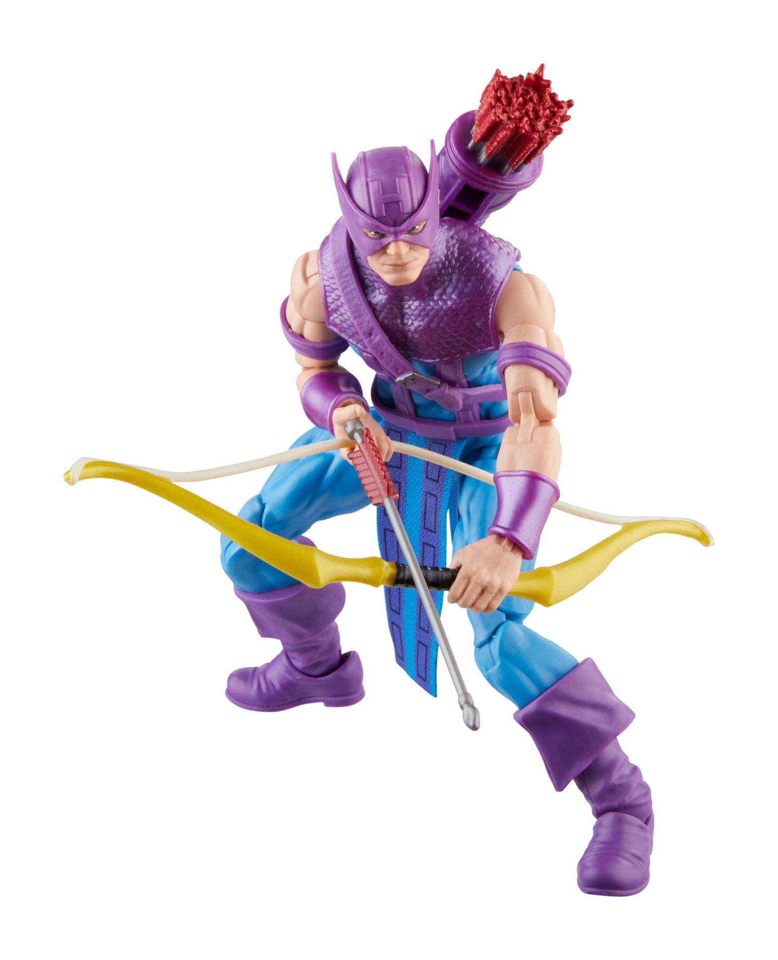 Hasbro's 6 - inch Marvel Legends Series Hawkeye with Sky - Cycle Collectible