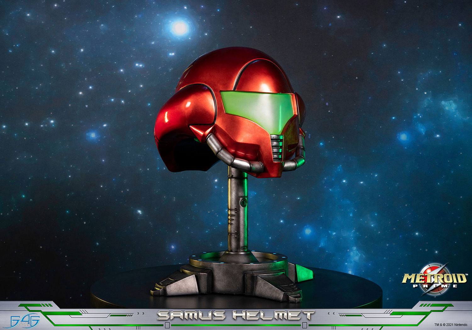 First4Figures Collectible Metroid Prime Samus Helmet Resin Statue