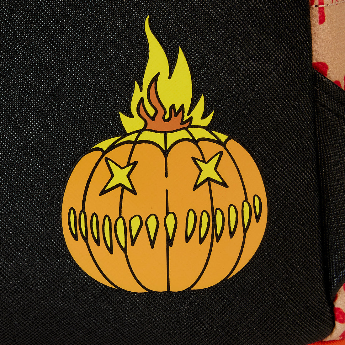 Loungefly Trick 'R Treat Themed Cosplay Mini Backpack with Unique Pumpkin Design