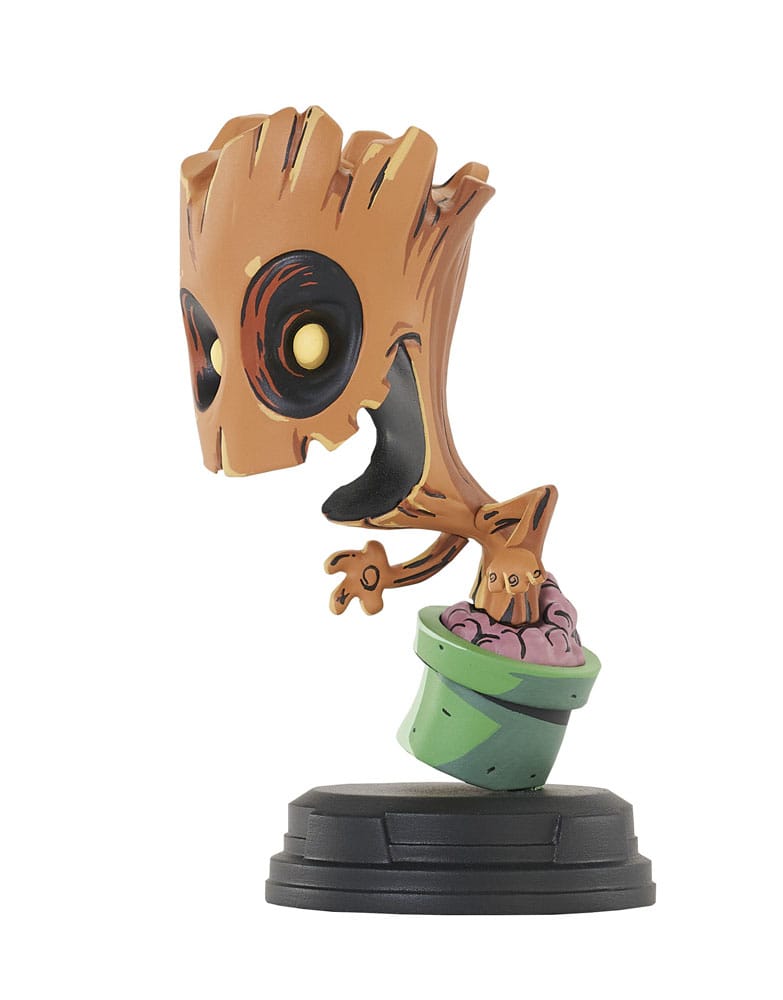 Limited Edition Resin Pot Marvel Animated Groot Collectible Statue