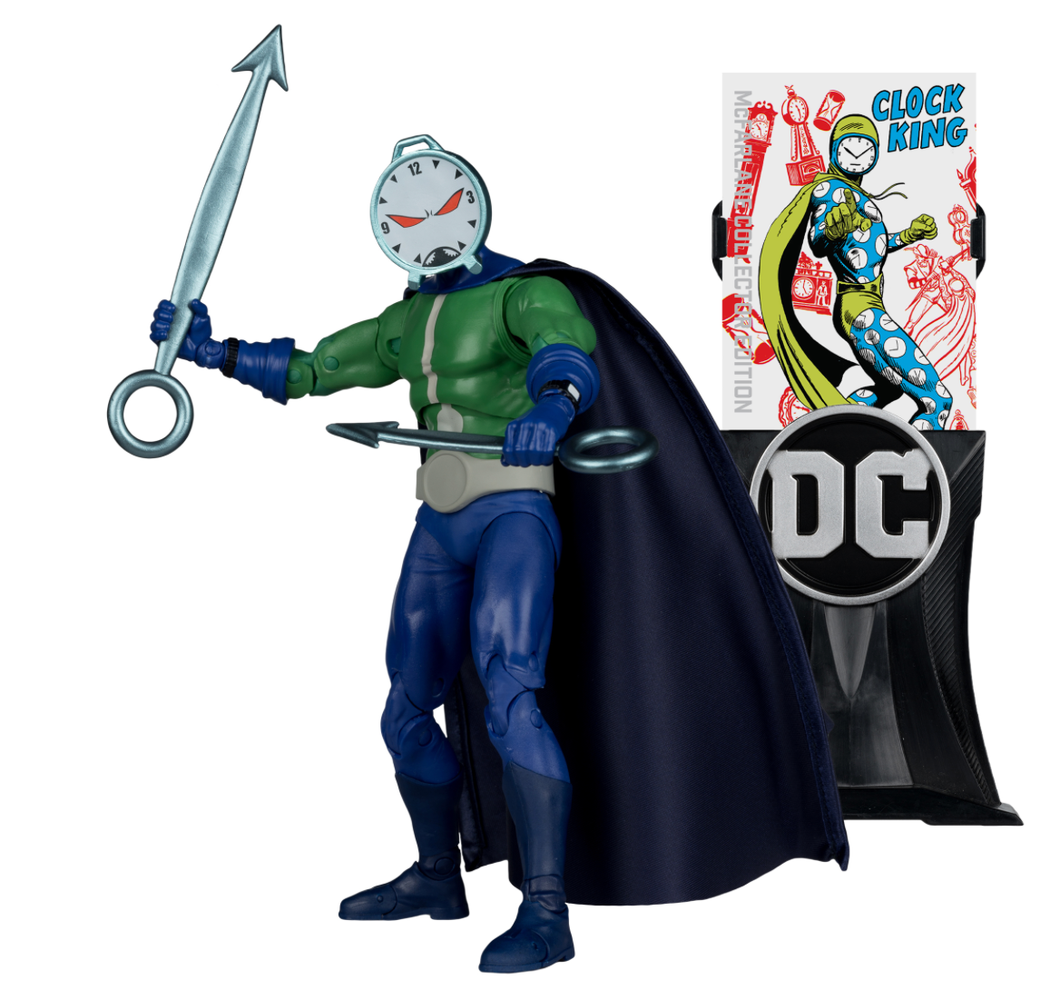 McFarlane DC Multiverse Highly Detailed Collector Edition 7-Inch Action Figure of Clock King, a Notable DC Comics Villain
