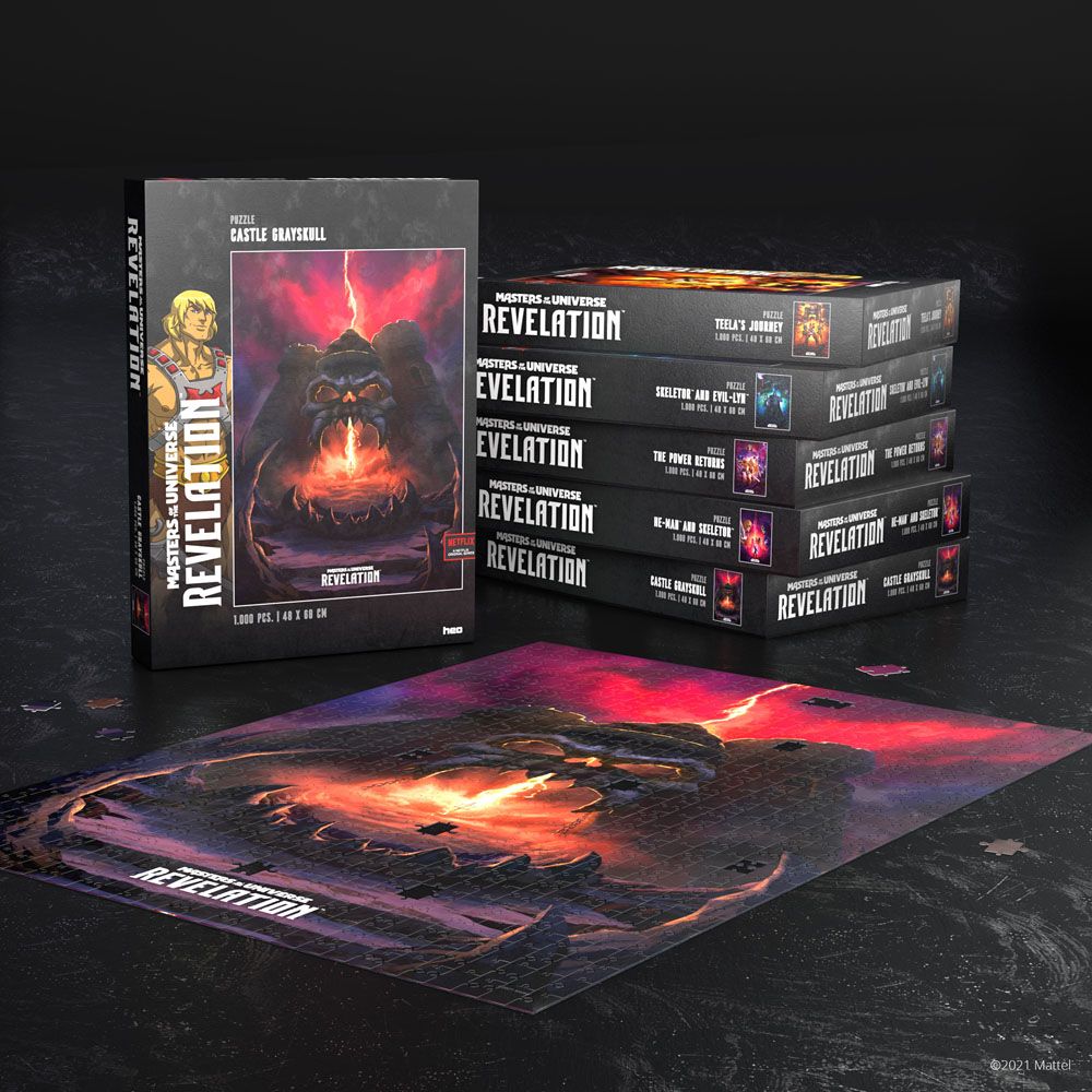 1000-Piece Masters of the Universe Revelation Jigsaw Puzzle - Castle Grayskull