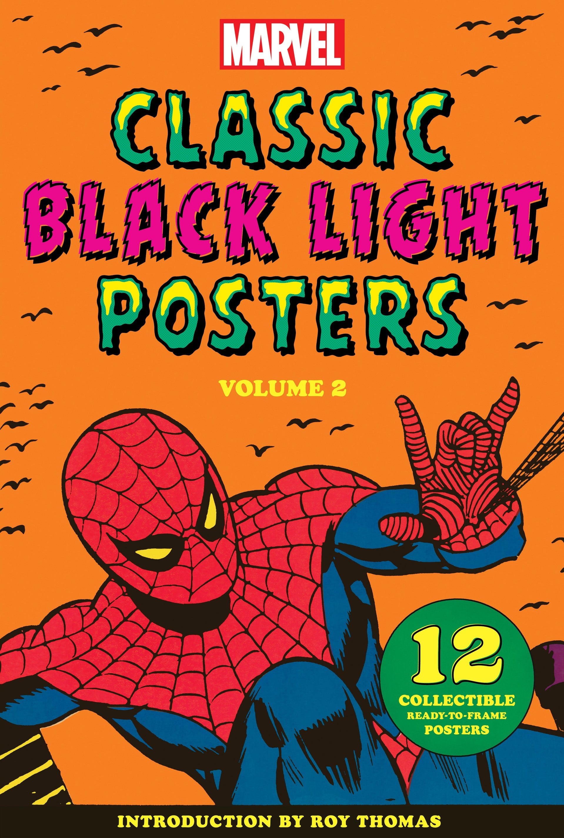 Marvel Classic Collectible Black Light Poster Portfolio Volume Two - A Must - Have for Comic Fans