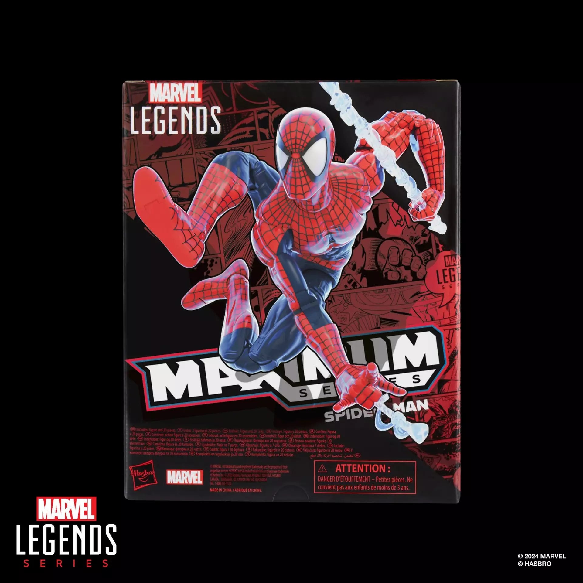Imported Hasbro Marvel Legends Maximum Series 15 cm Scale Spider - Man 6 Action Figure for Collectors