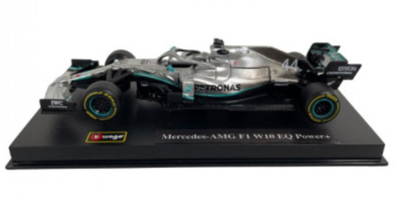 Official 4-Pack Set of Lewis Hamilton's Mercedes-AMG F1 Cars from British GP