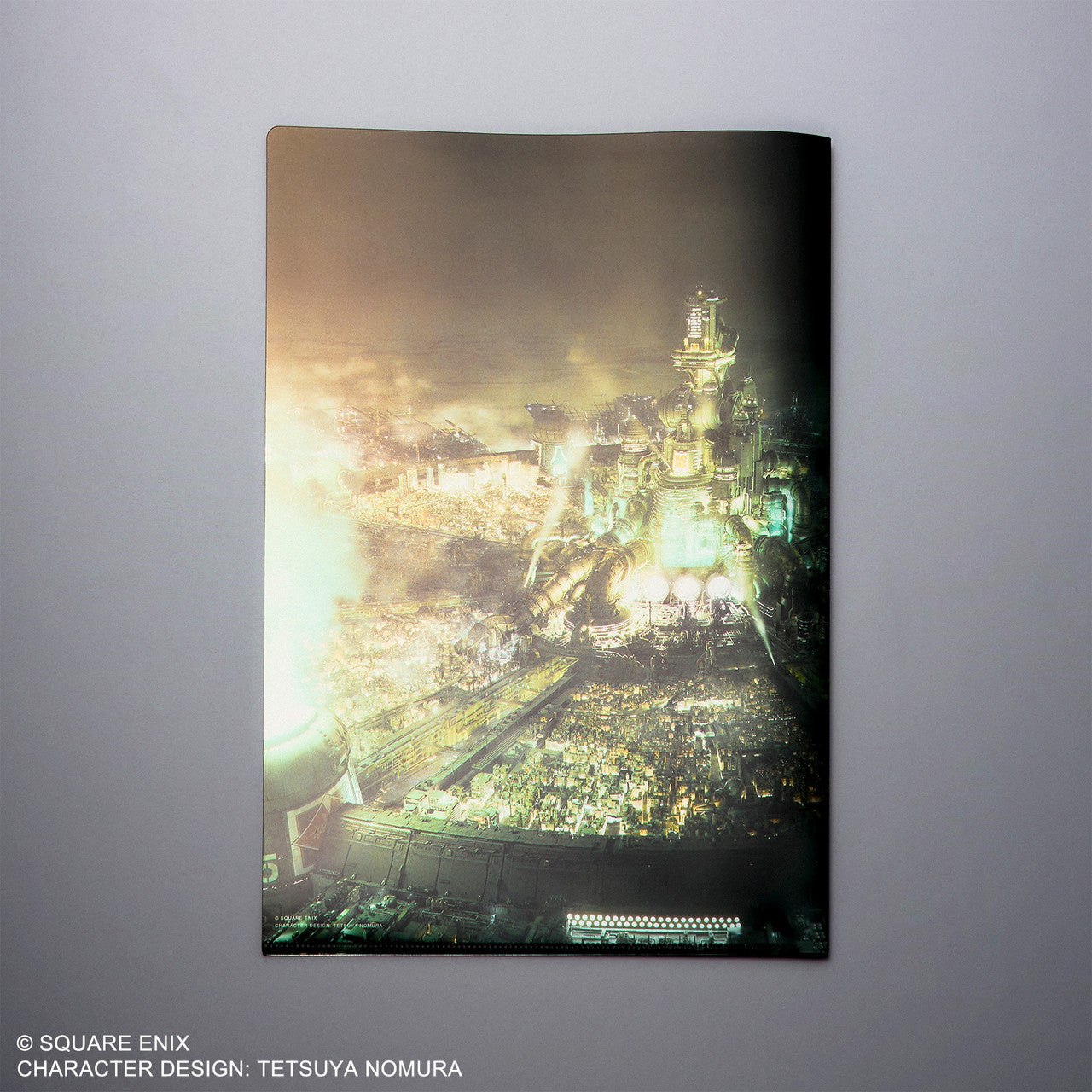 Final Fantasy VII Remake Collectible Metallic File Featuring Cloud Strife