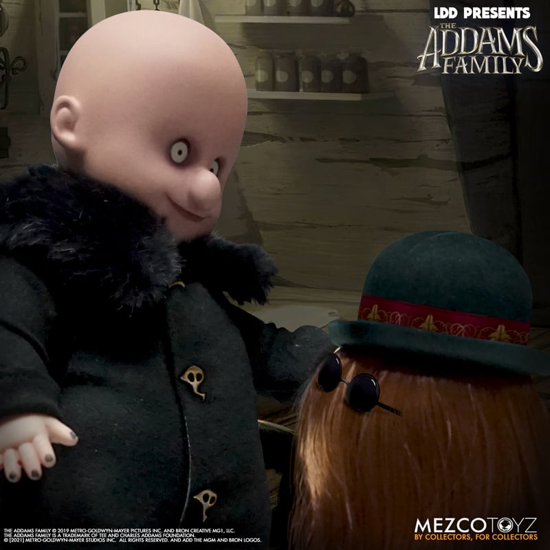 Living Dead Dolls' Exclusive The Addams Family Collection: Fester & It Two - Piece Doll Set