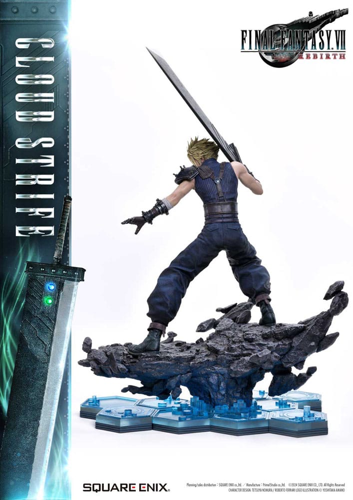 Square Enix Masterline Final Fantasy VII Rebirth Highly Detailed 1/4 Scale Collectible Statue of Cloud Strife