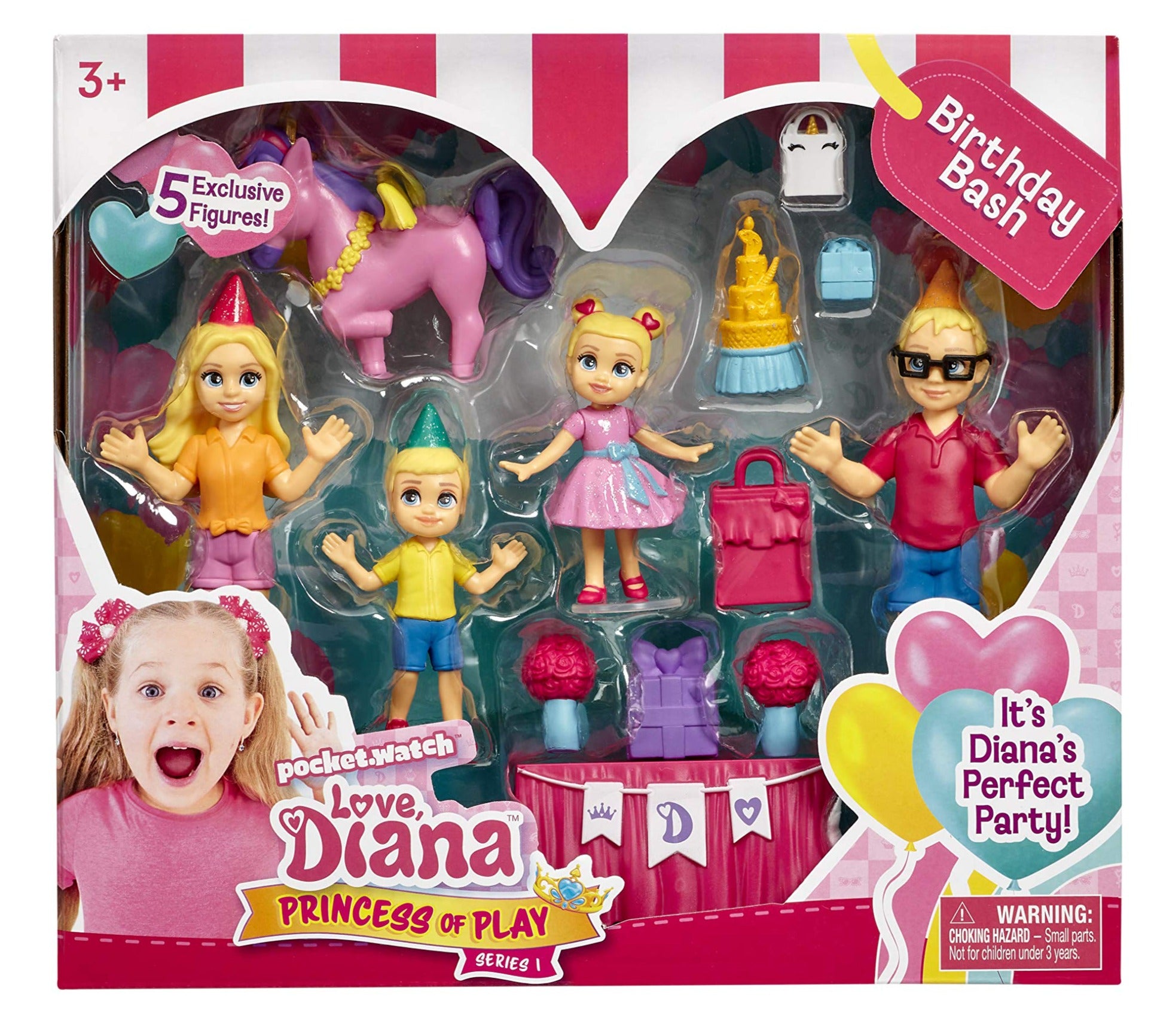 Love Diana 2.5-inch Multipack Birthday Figurine Set