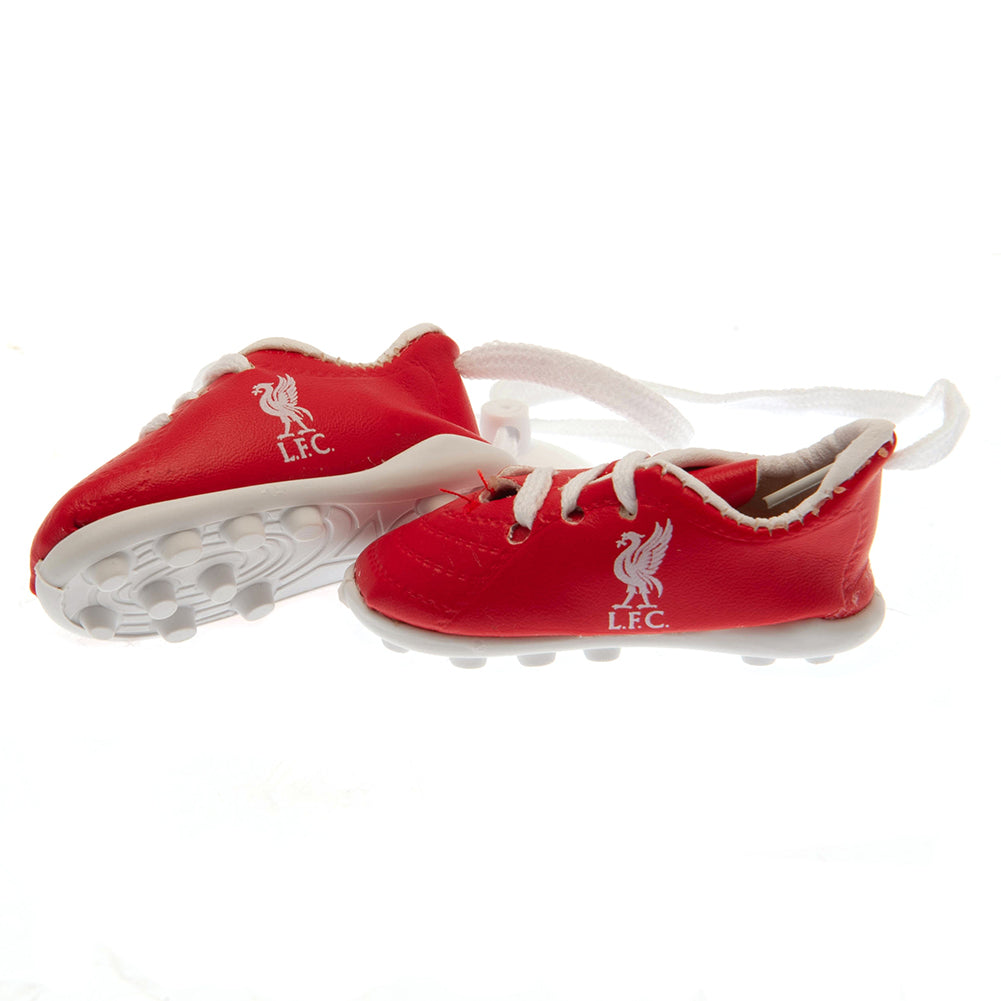 Authentic Liverpool FC Miniature Red and White Football Playing Boots