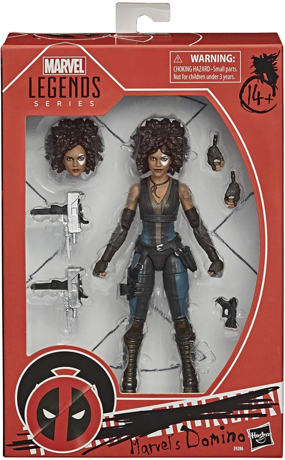 Hasbro 6-Inch Marvel Legends Series X-Men Movie-Inspired Domino Action Figure