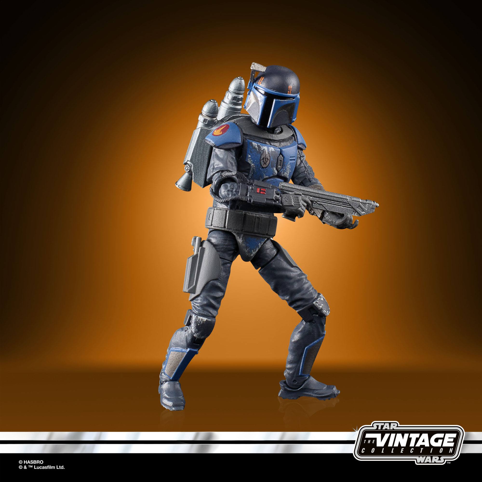 Hasbro Star Wars The Vintage Collection Action Figure - Mandalorian Death Watch Airborne Trooper Toy for Collectors and Fans