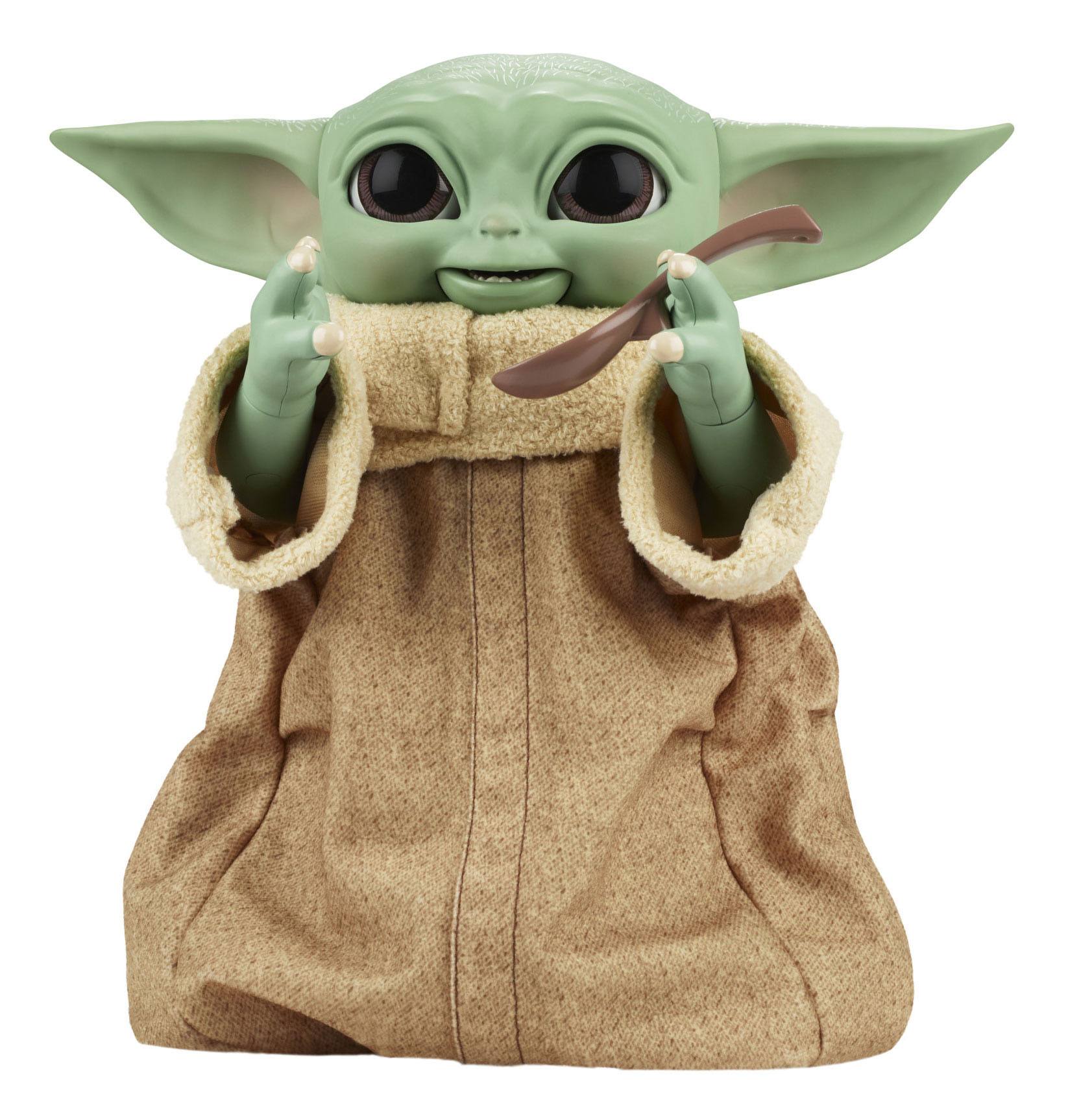 Hasbro's Interactive Star Wars Galactic Snackin' Grogu Animatronic Toy