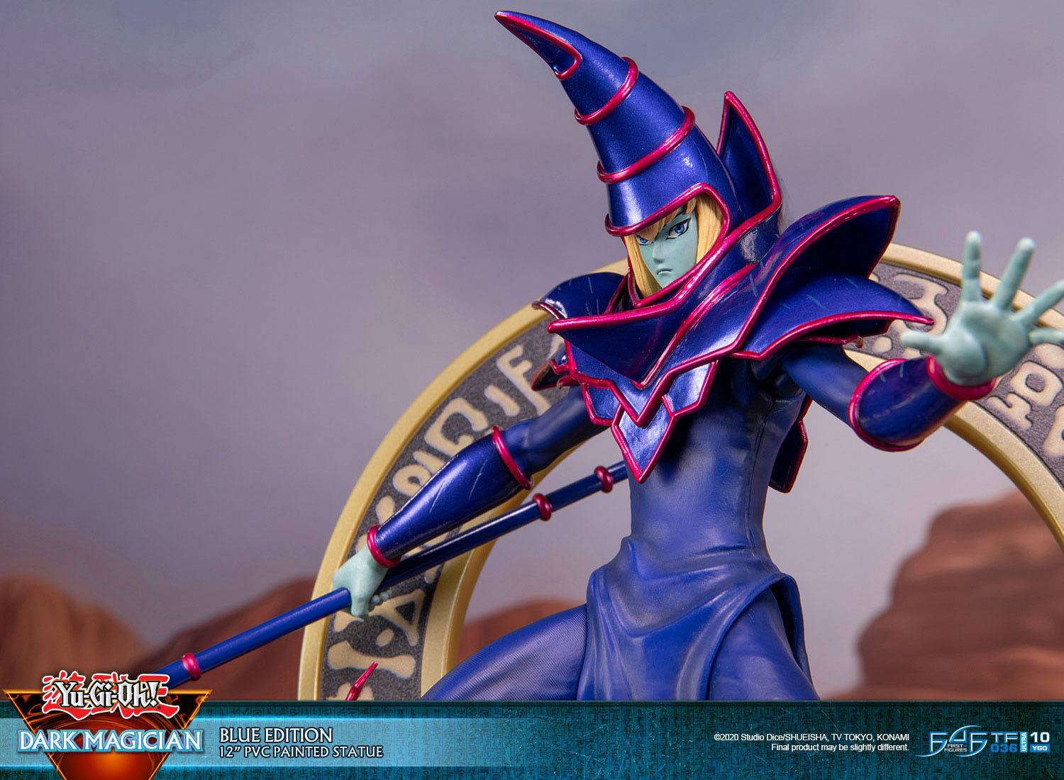 First4Figures Yu-Gi-Oh! Painted PVC Dark Magician Figurine (Blue Variant)
