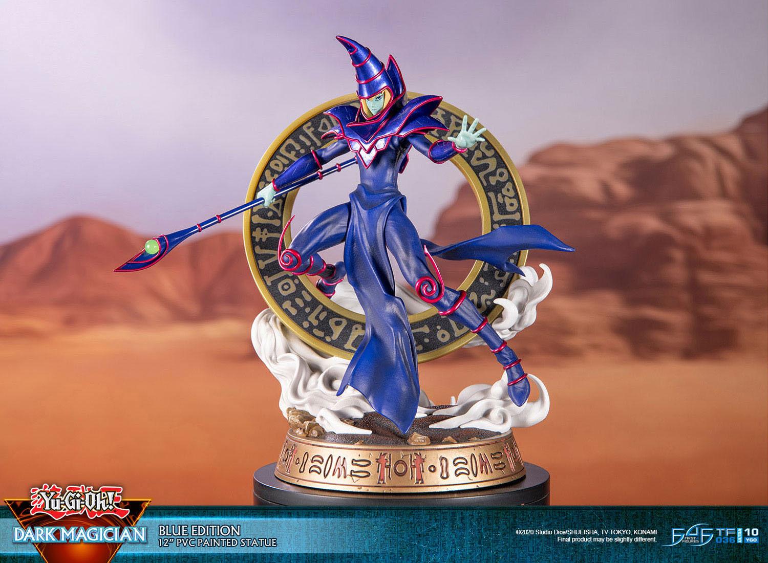 First4Figures Yu-Gi-Oh! Painted PVC Dark Magician Figurine (Blue Variant)