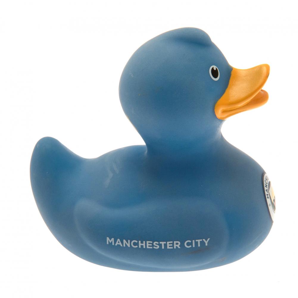 Manchester City Football Club Rubber Bath Time Duck Toy