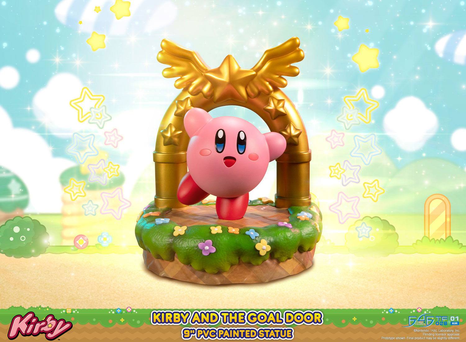 First4Figures Highly Detailed Kirby and the Goal Door PVC Collectible Figure