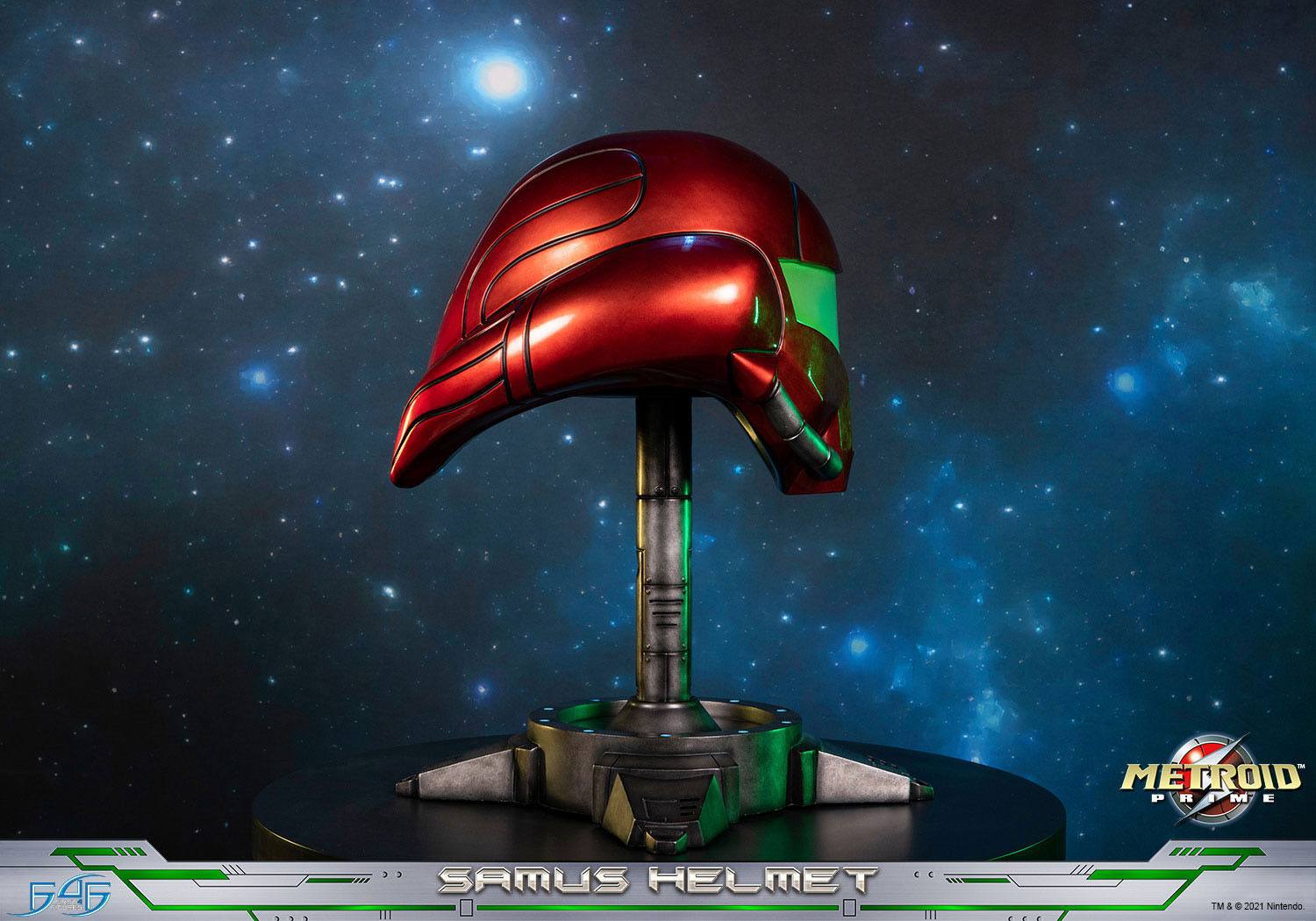 First4Figures Collectible Metroid Prime Samus Helmet Resin Statue