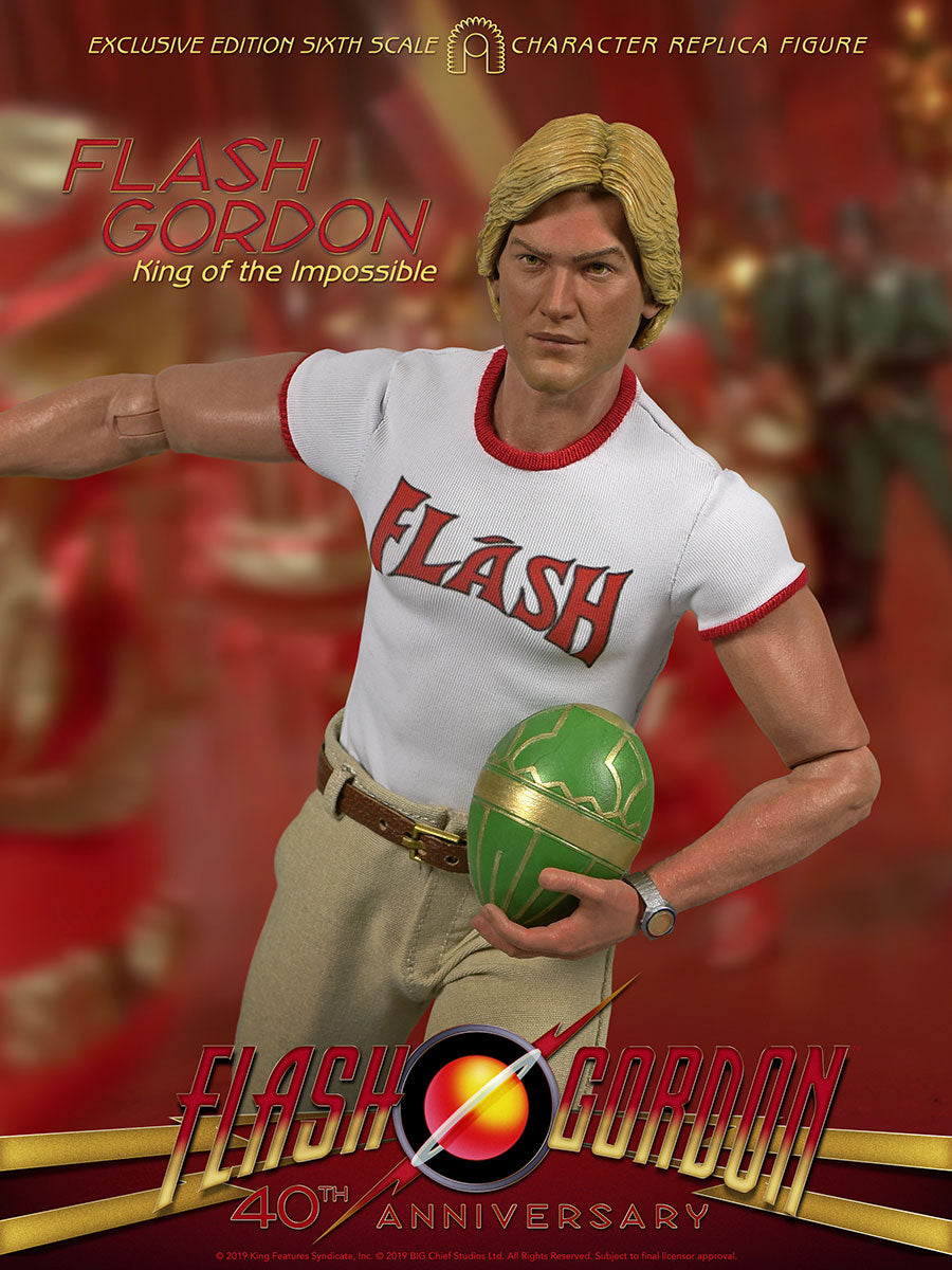 40th Anniversary 1/6 Scale Limited Edition Flash Gordon, King of the Impossible Figure