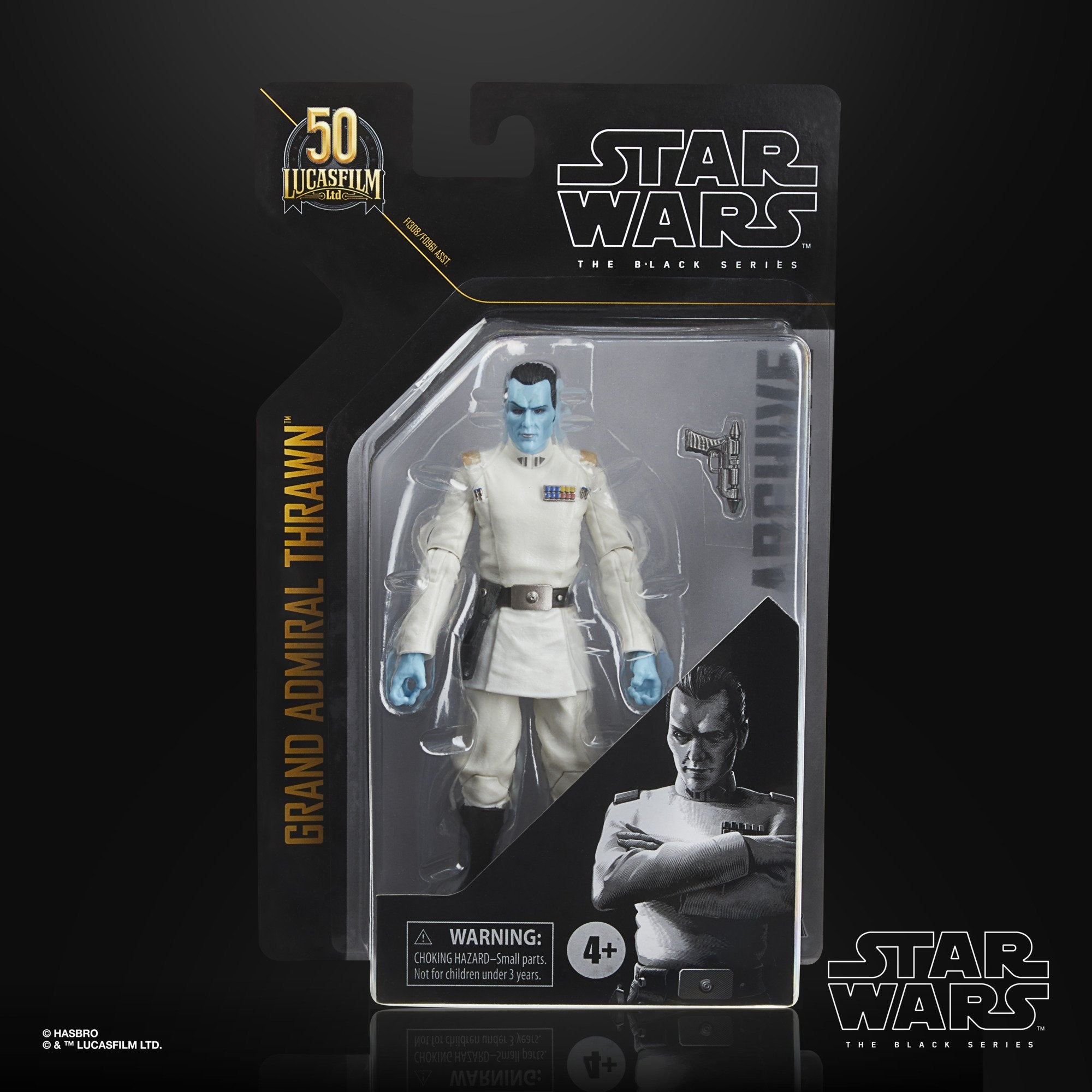 Hasbro Star Wars The Black Series Archive 6 - Inch Action Figure of Grand Admiral Thrawn, a Collectible for Fans