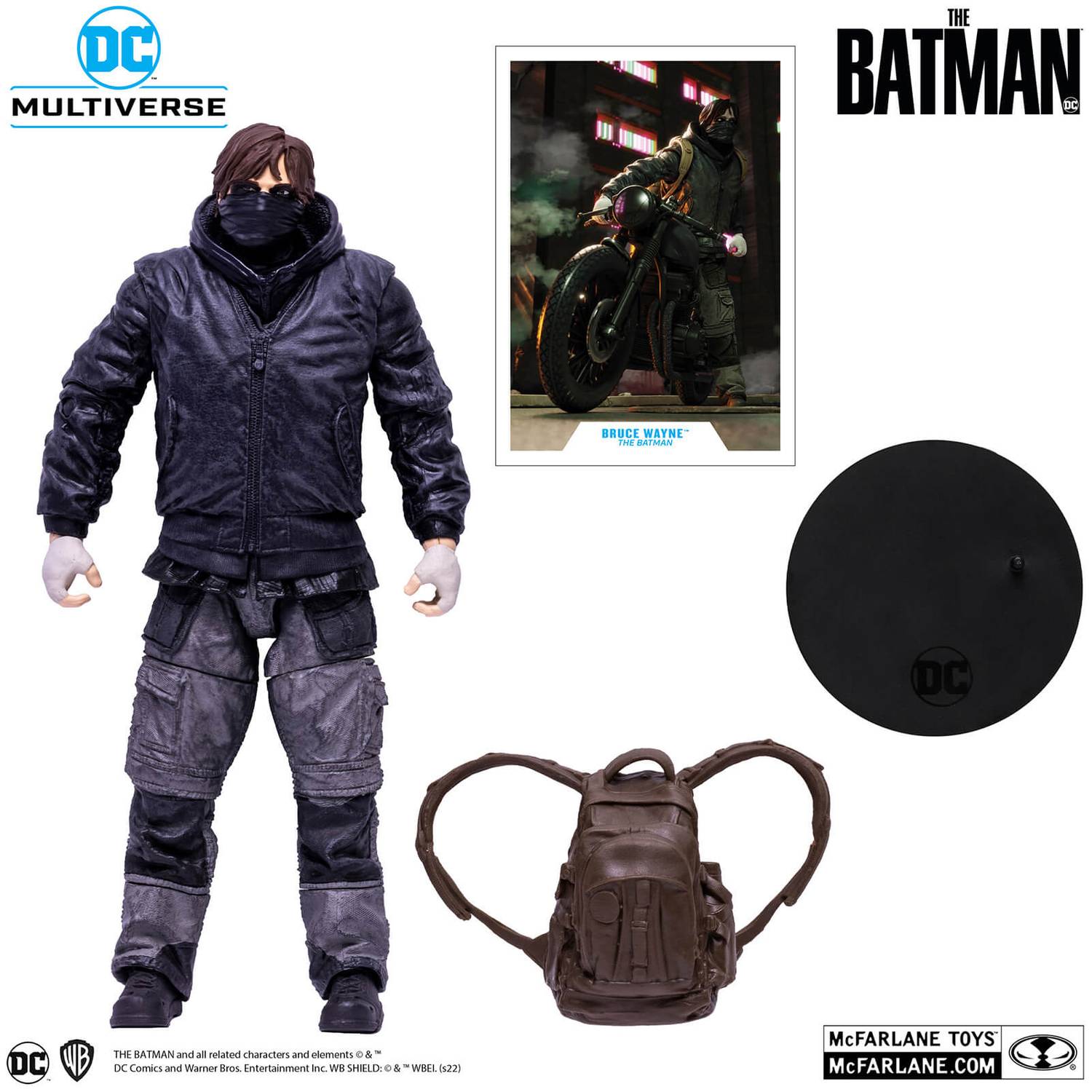 McFarlane DC Multiverse 7 - Inch Action Figure Collectible of Bruce Wayne as The Drifter from The Batman Movie