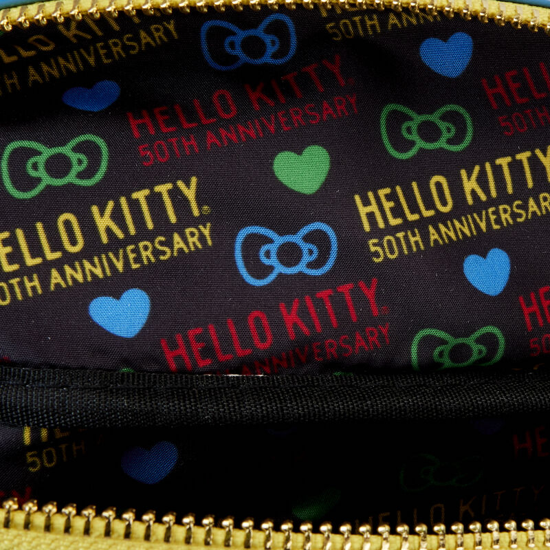 Loungefly Sanrio Hello Kitty 50th Anniversary Special Edition Cosplay Style Convertible Waist and Shoulder Belt Bag