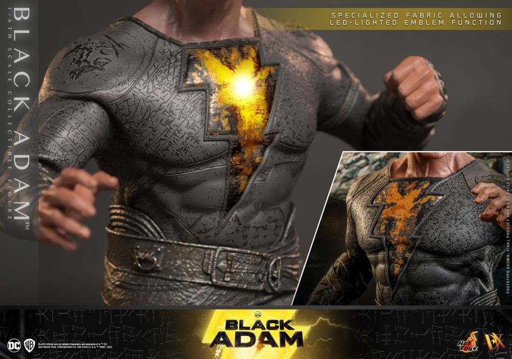 Hot Toys 1/6th Scale Movie-Accurate Black Adam Collectible Figure