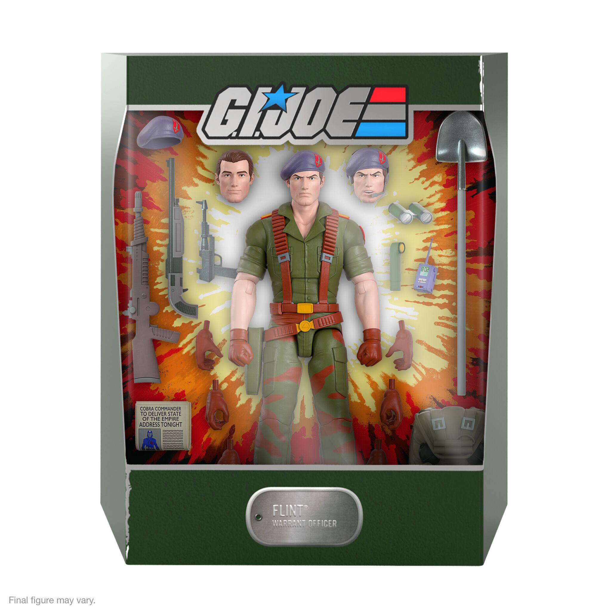 Super 7 Ultimates! G.I. Joe Flint 7 - Inch Action Figure for Collectors