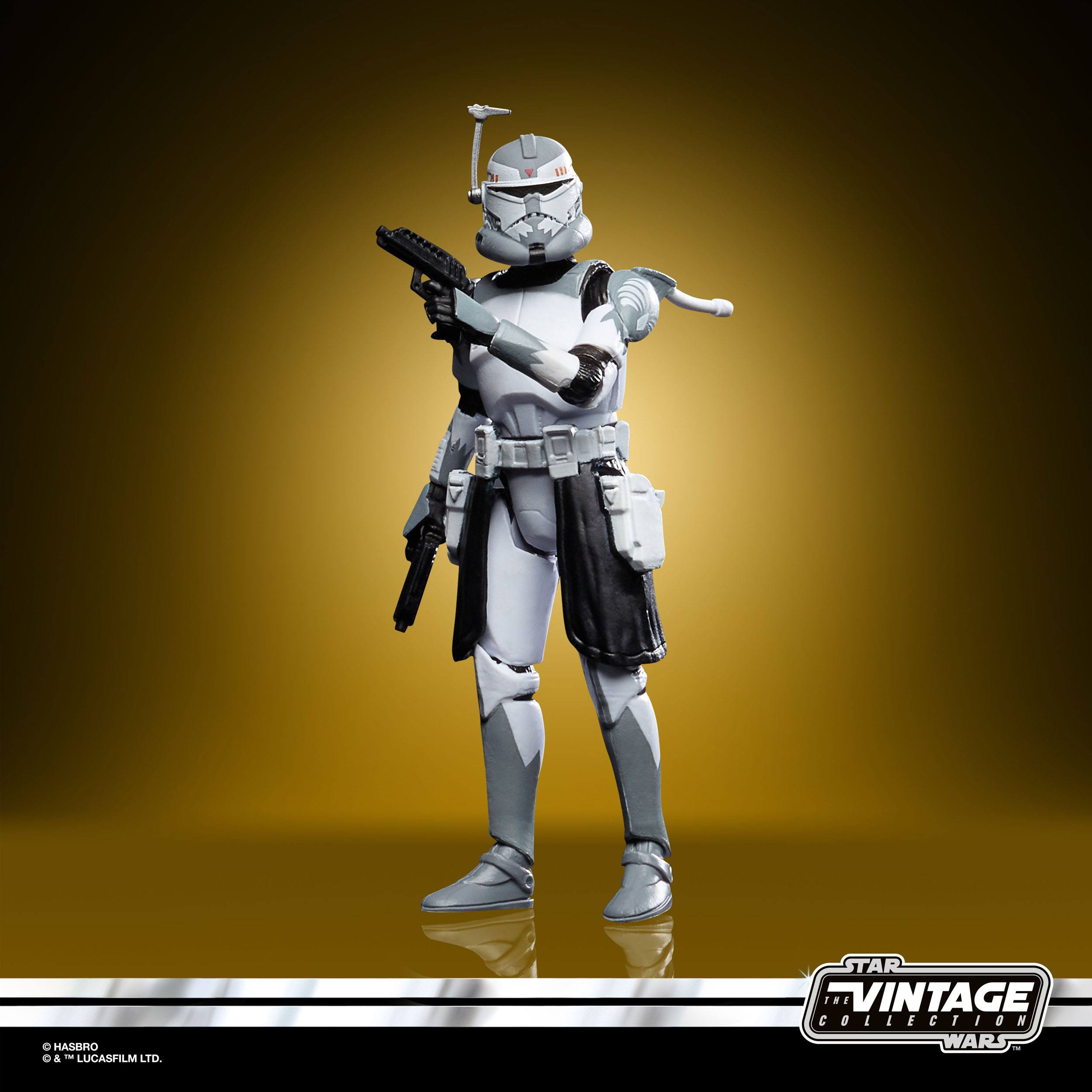 Hasbro Star Wars The Vintage Collection High - Quality 3.75 - inch Scale Clone Commander Wolffe Action Figure Collectible