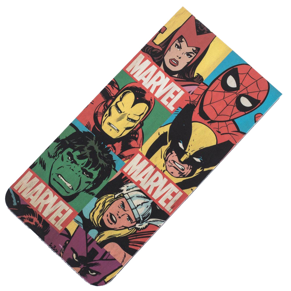 Collectible Marvel Comics Themed Magnetic Bookmark for Comic Lovers
