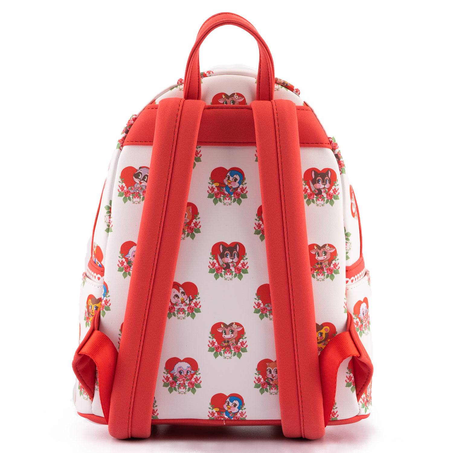 Loungefly x Funko Licensed Villainous Valentines Themed Mini Backpack with Adorable Animal Characters