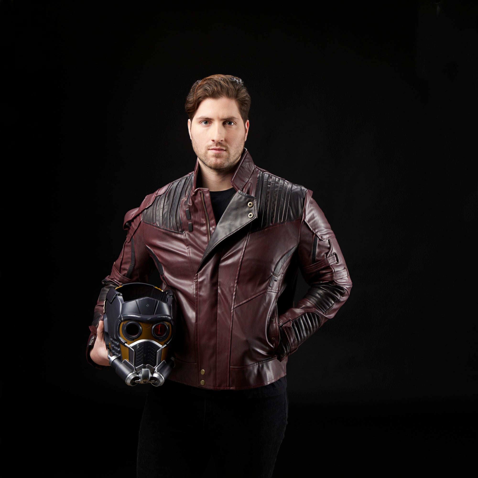 Marvel Legends Collectible Series Guardians of the Galaxy Star - Lord 1:1 Scale Premium Role - play Helmet for Fans