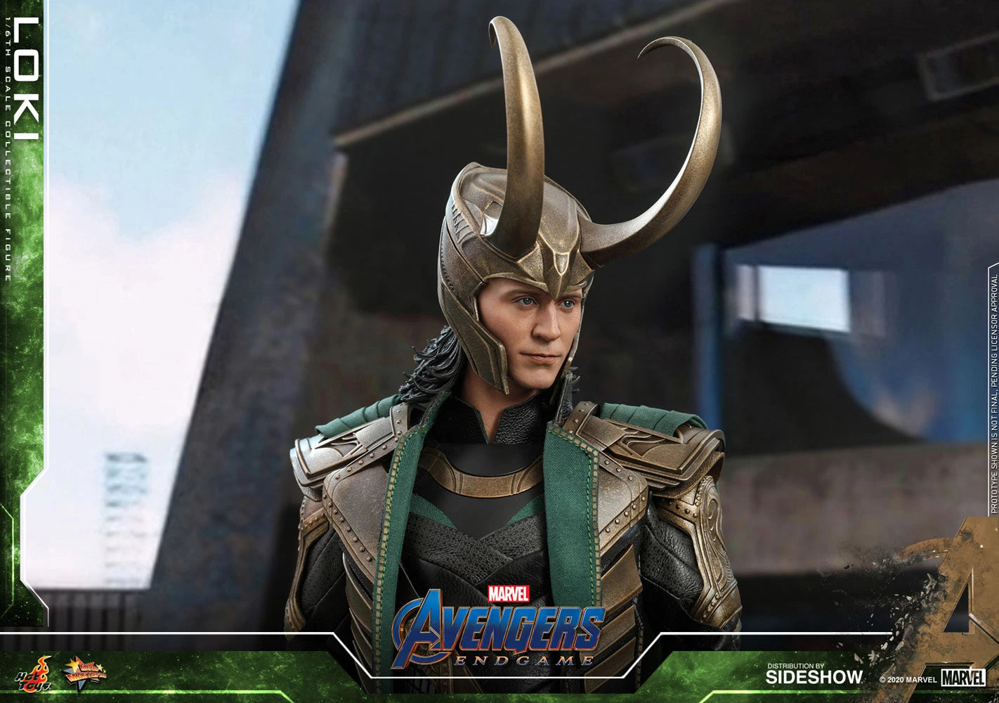 Hot Toys Highly Detailed 1/6th Scale Collectible Figure of Loki from Avengers Endgame