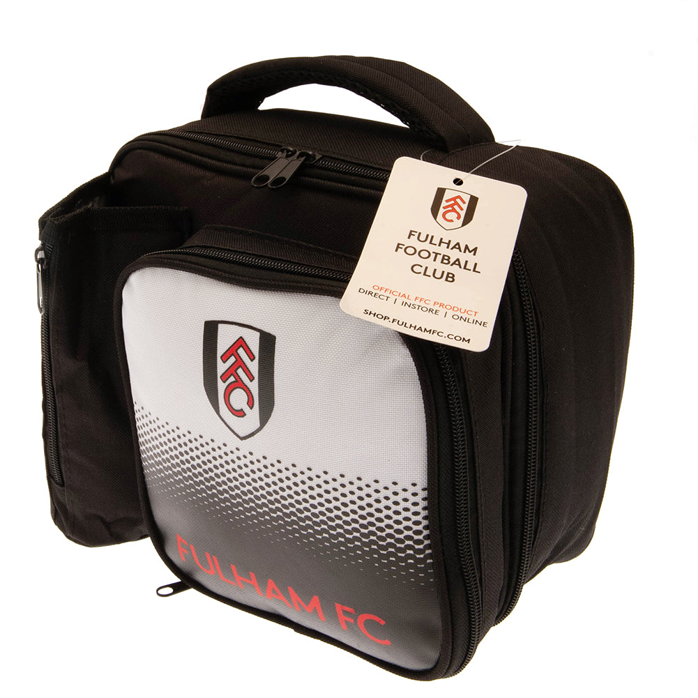 Fulham Football Club Faded Pattern Insulated Lunch Bag for Convenient Food Storage