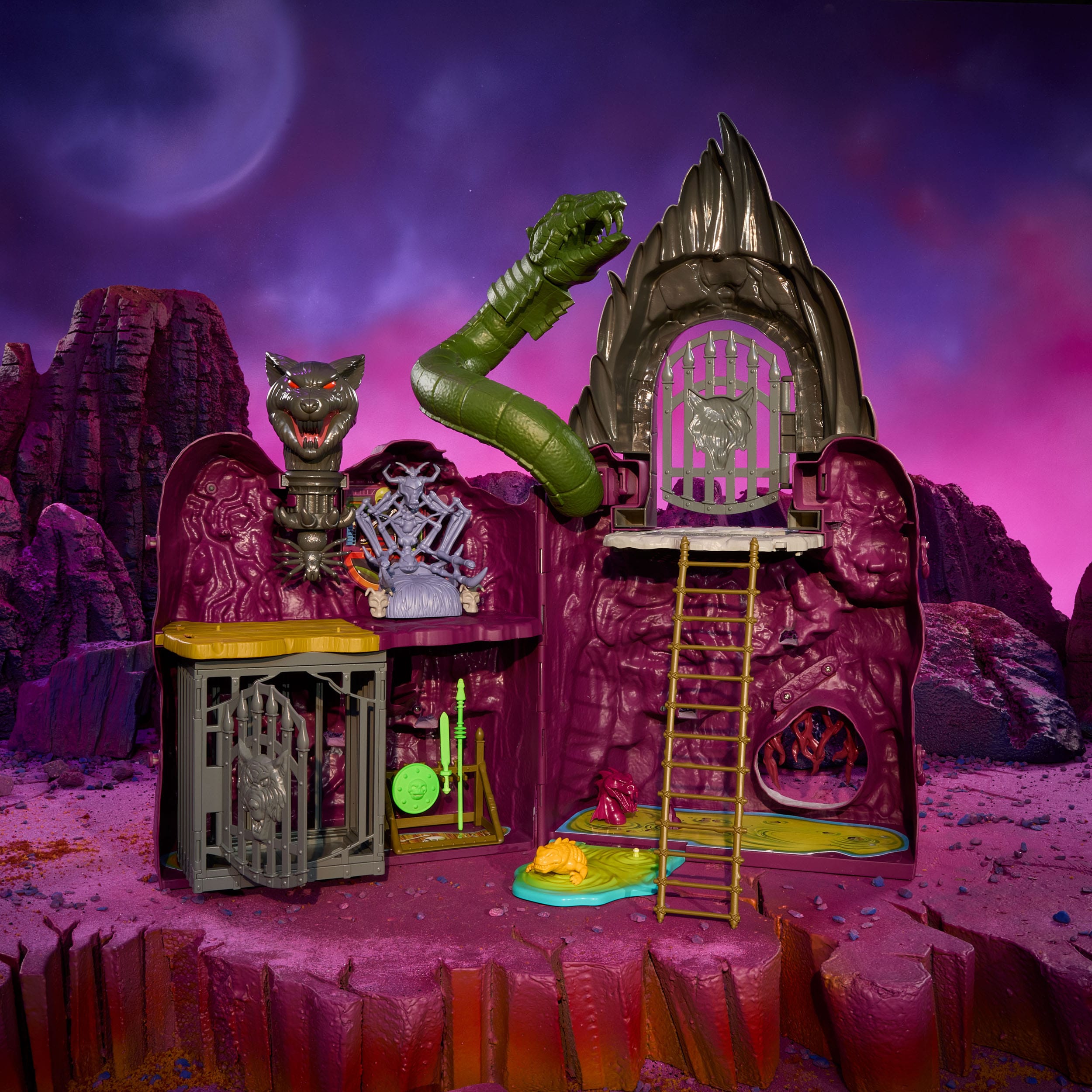 Masters of the Universe Origins: Modernized Snake Mountain Playset for 5.5 - inch Figures