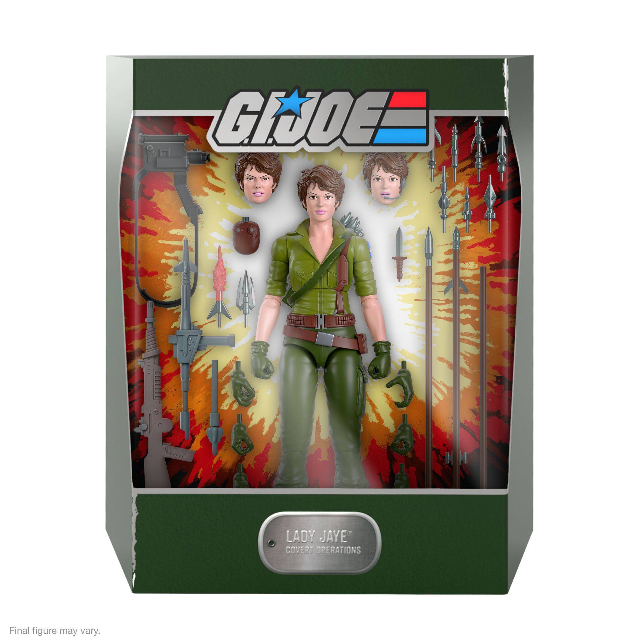 Super 7 Ultimates! Fully-Articulated 7-Inch G.I. Joe Lady Jaye Action Figure