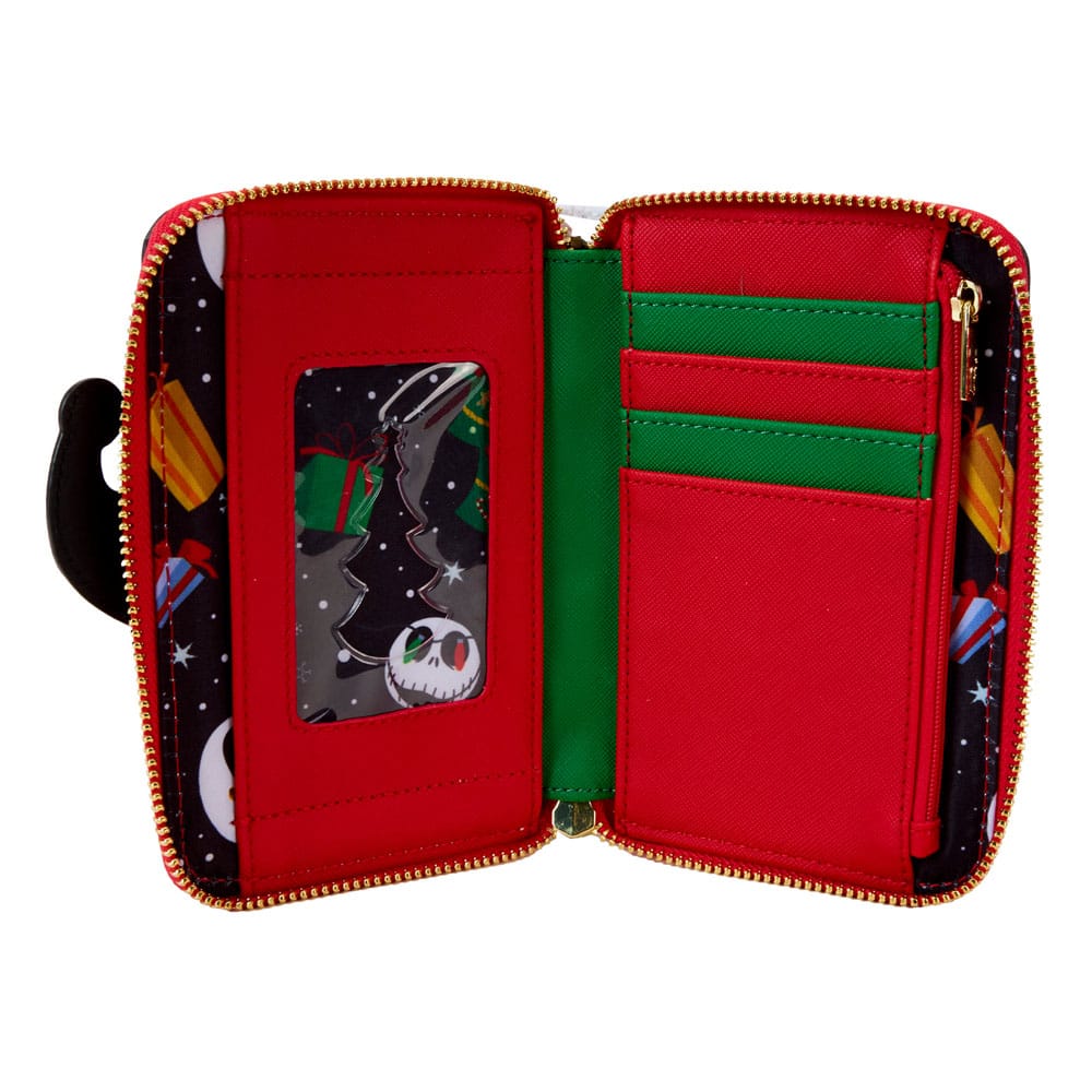 Loungefly Disney's The Nightmare Before Christmas - A Fantastic Journey To Christmas Town Zip Around Wallet for Disney Fans