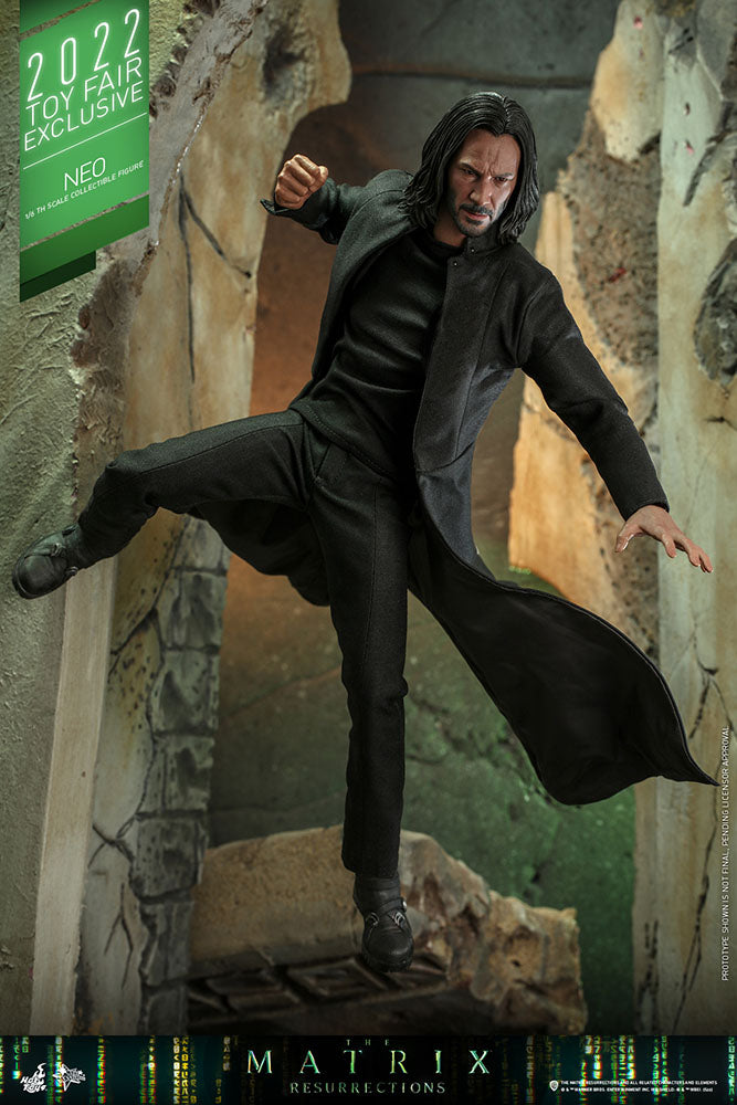 Hot Toys Exclusive 1:6 Scale Collectible Figure of Neo from The Matrix Revolutions
