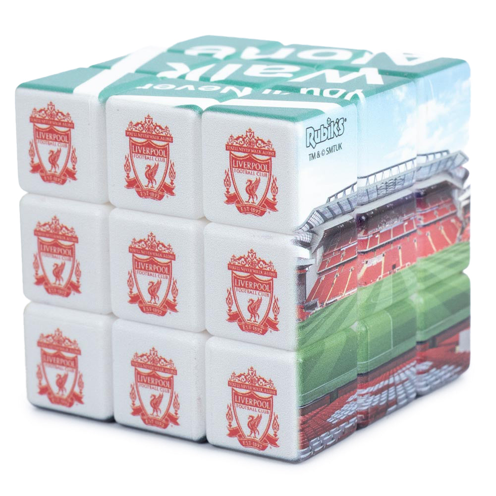 Original Liverpool FC-themed 3x3 Rubik’s Cube for Endless Fun
