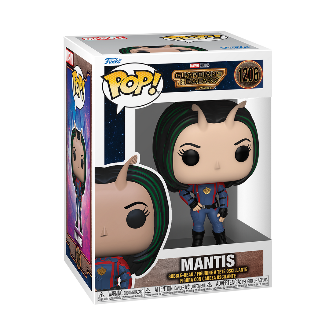Funko Pop! Vinyl Figure: Guardians of the Galaxy Vol. 3 Mantis, 10.6 cm Tall