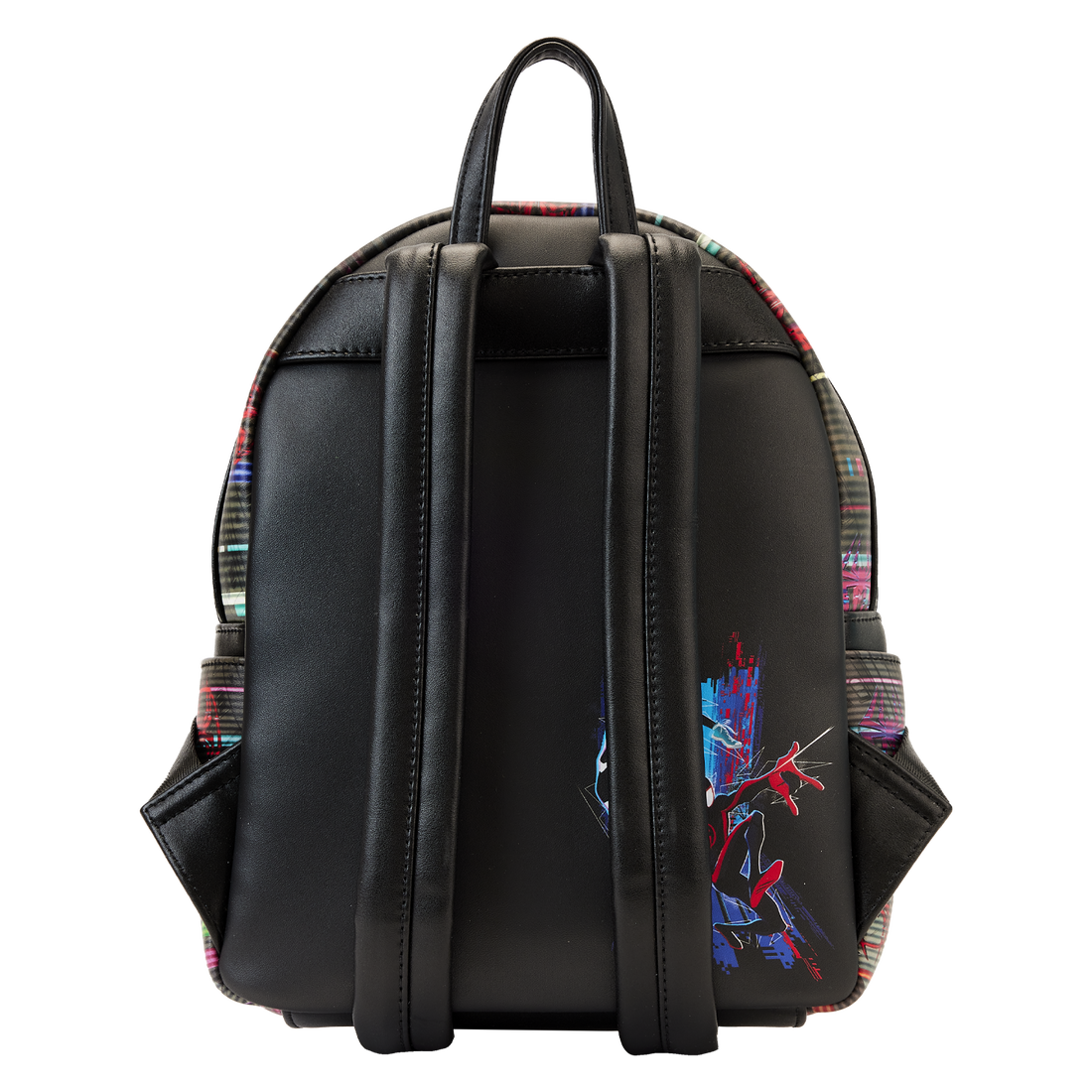 Loungefly Marvel's Across The Spider-Verse Glitchy Lenticular Vegan Mini Backpack