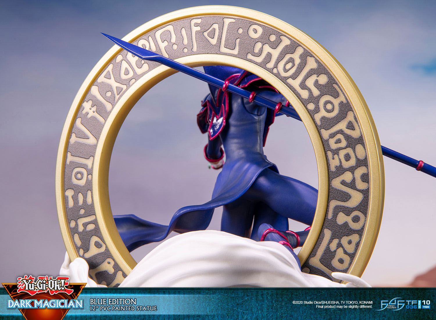 First4Figures Yu-Gi-Oh! Painted PVC Dark Magician Figurine (Blue Variant)